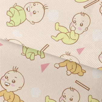 Baby Learning To Crawl Waterproof Oxford