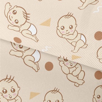 Baby In Diaper Waterproof Oxford