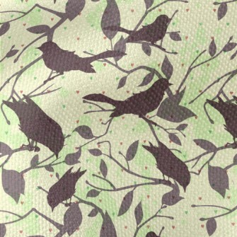 Detailed Silhouette Of A Bird Waterproof Canvas