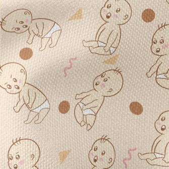 Surprised Diaper Baby And Grap Waterproof Canvas