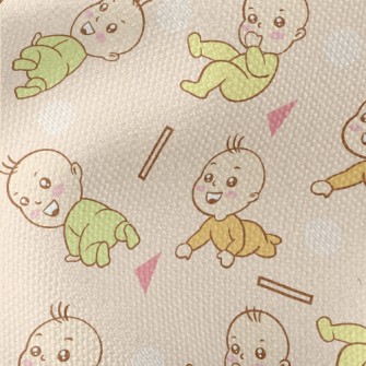 Baby Learning To Crawl Waterproof Canvas