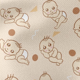 Baby In Diaper Waterproof Canvas
