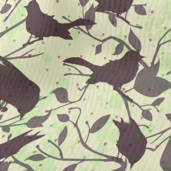 Detailed Silhouette Of A Bird Terry
