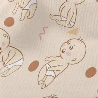 Surprised Diaper Baby And Grap Terry