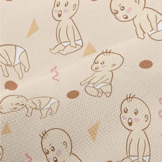 Surprised Diaper Baby And Grap Performance Linen