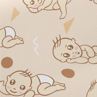 Baby In Diaper Twill