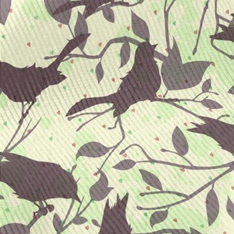 Detailed Silhouette Of A Bird Standard Corduroy