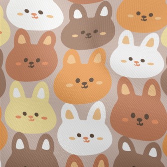 Cute Round-faced Rabbit With C Dobby