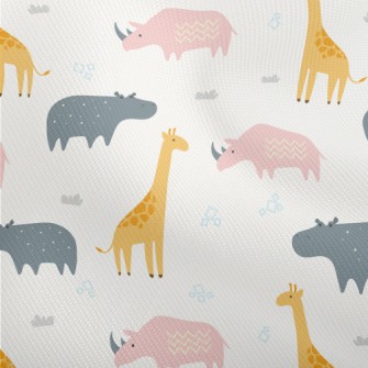 Cute Color Block Animals Dobby
