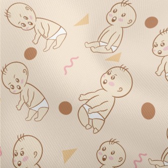Surprised Diaper Baby And Grap Dobby