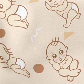 Baby In Diaper Stretch Ponte