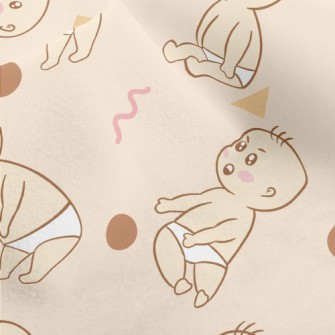Surprised Diaper Baby And Grap Micro Fleece