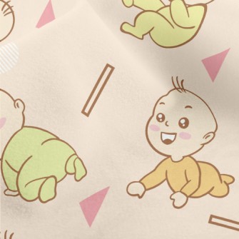Baby Learning To Crawl Micro Fleece