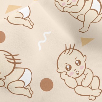 Baby In Diaper Micro Fleece