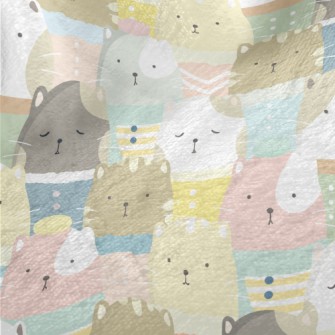 Colorful And Comfortable Cat W Minky