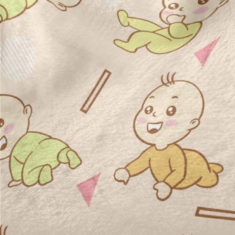 Baby Learning To Crawl Minky