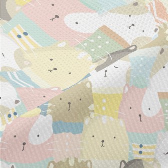 Colorful And Comfortable Cat W Piqué