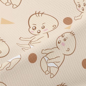 Surprised Diaper Baby And Grap Piqué