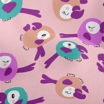 Tropical Exotic Parrot Lightweight Performance Linen