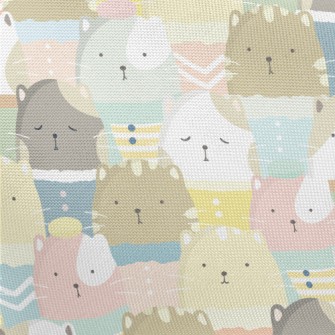 Colorful And Comfortable Cat W Pongee