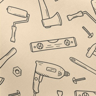 Graffiti Construction Tools Pongee