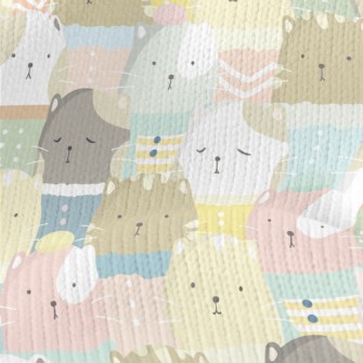 Colorful And Comfortable Cat W Stretch Jersey