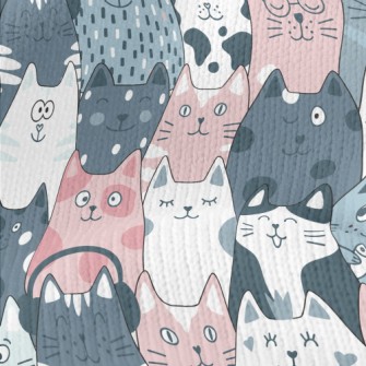 Funny Cute Cat And Fish Stretch Jersey