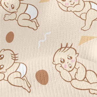 Baby In Diaper Stretch Jersey