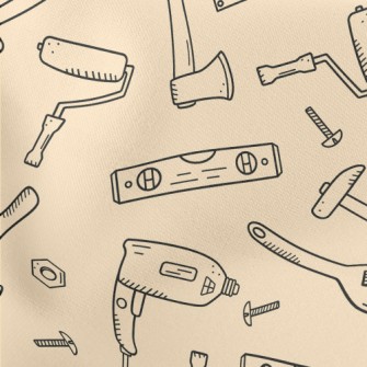 Graffiti Construction Tools Lightweight Cotton Poplin