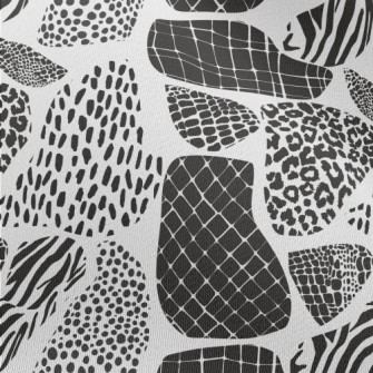 Animal Prints In Different Col Chiffon