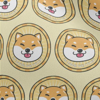 Coin-shaped Shiba Inu Chiffon