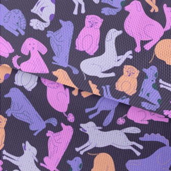 Doodles Of Different Dog Breed Waterproof Oxford