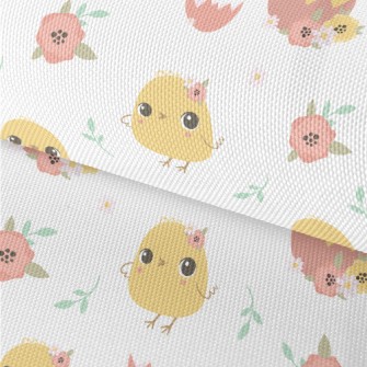 Round And Cute Yellow Chick Waterproof Oxford