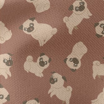 Clumsy And Cute Pug Waterproof Canvas