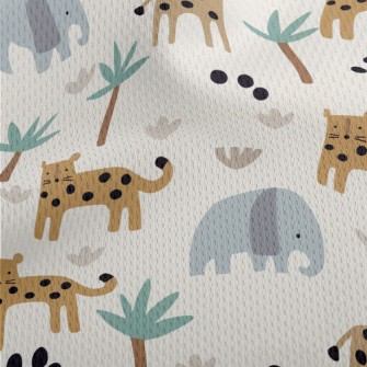 The Cute Grassland Animals Athletic Mesh Flat Back