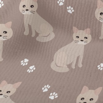 Cute Beige Kitten Terry