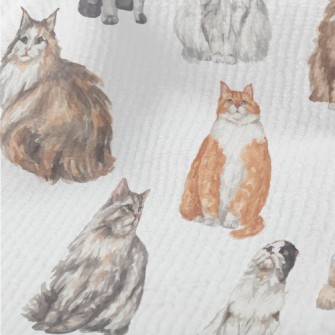 Hand Drawn Realistic Cat Breed Terry