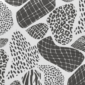 Animal Prints In Different Col Twill