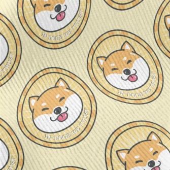 Coin-shaped Shiba Inu Standard Corduroy