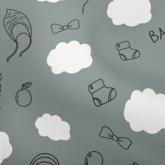 Doodle Hand Drawn Baby Items Dobby