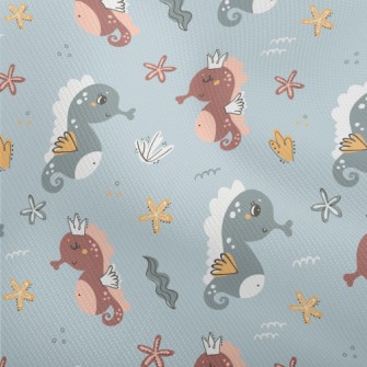 Cute Seahorse And Seaweed Dobby