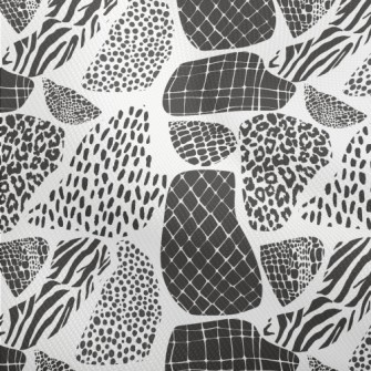 Animal Prints In Different Col Dobby