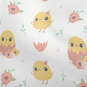 Round And Cute Yellow Chick Dobby