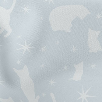 Silhouette Cats In Different P Stretch Ponte