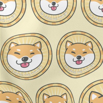 Coin-shaped Shiba Inu Stretch Ponte
