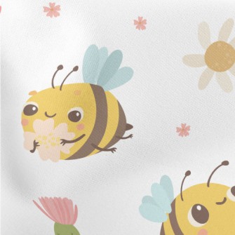 Round And Innocent Bees And Fl Stretch Ponte