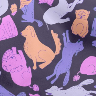 Doodles Of Different Dog Breed Micro Fleece