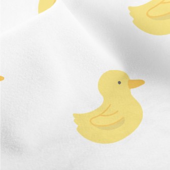 A Group Of Cute Yellow Ducklin Micro Fleece