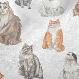 Hand Drawn Realistic Cat Breed Minky