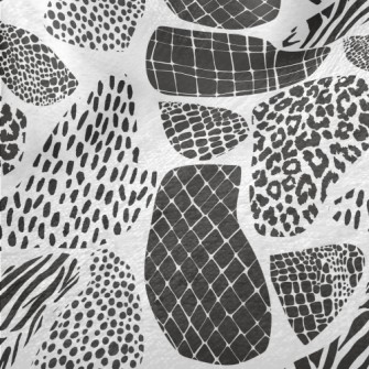 Animal Prints In Different Col Minky
